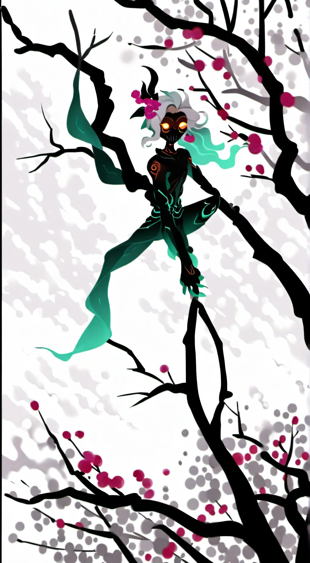 ai character: *_dandys world_* background