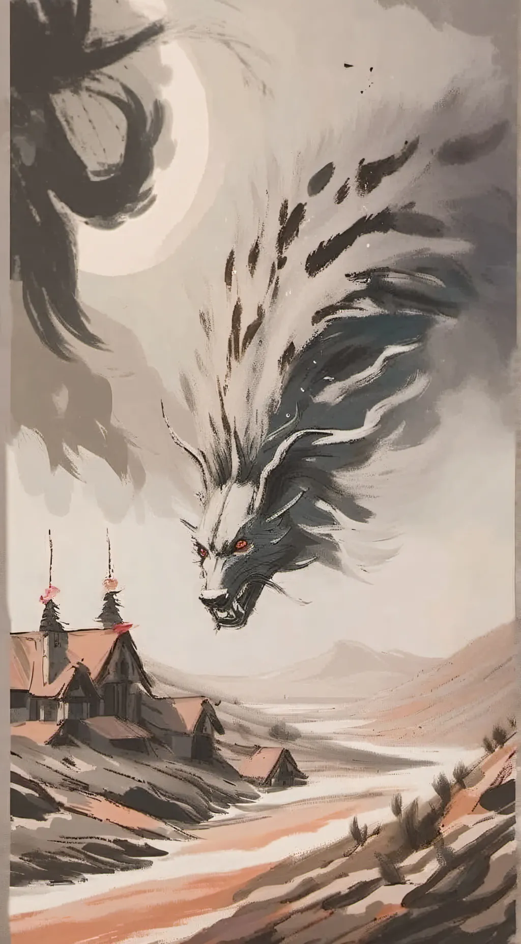 ai character: muzan  background