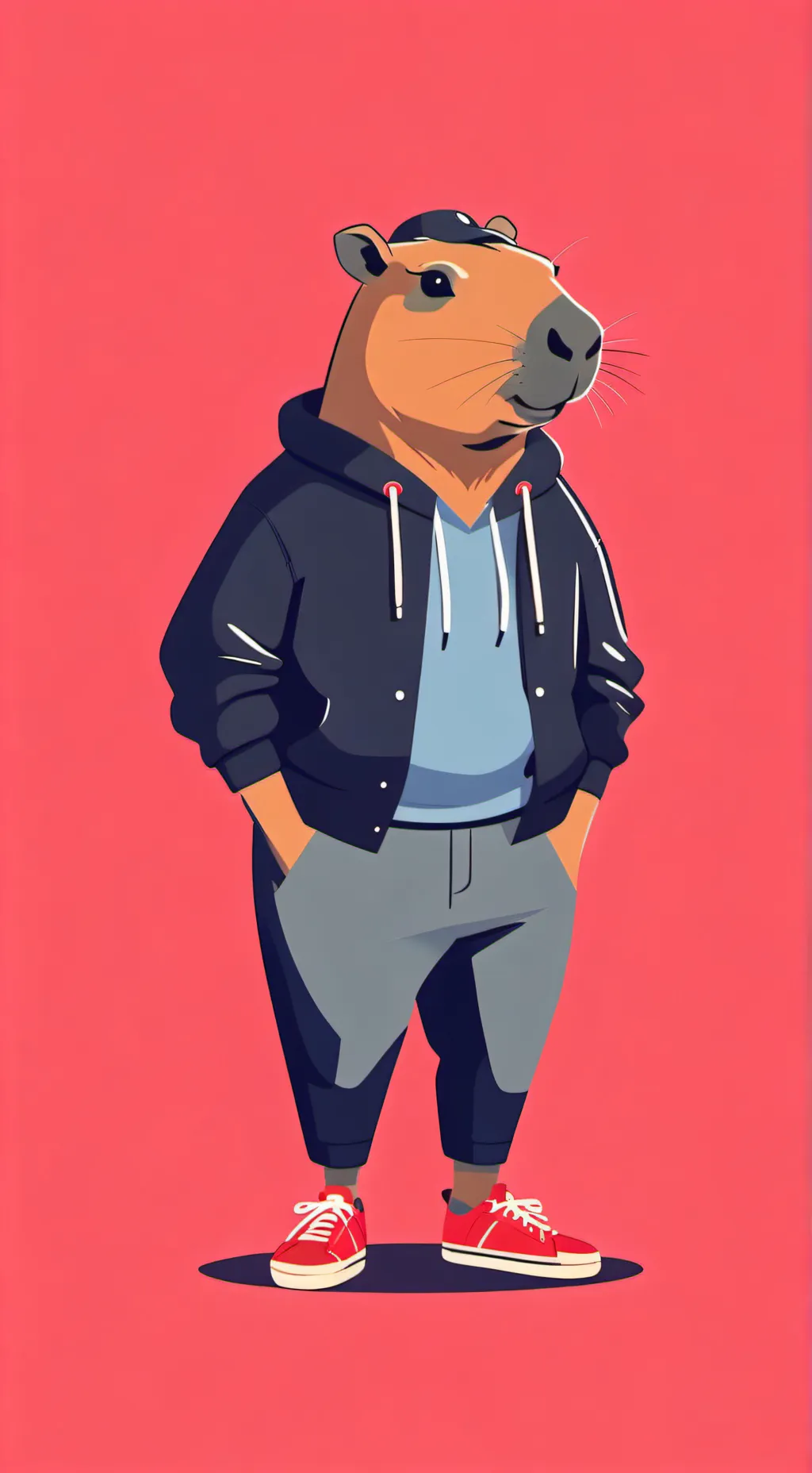 ai character: just a chill guy background