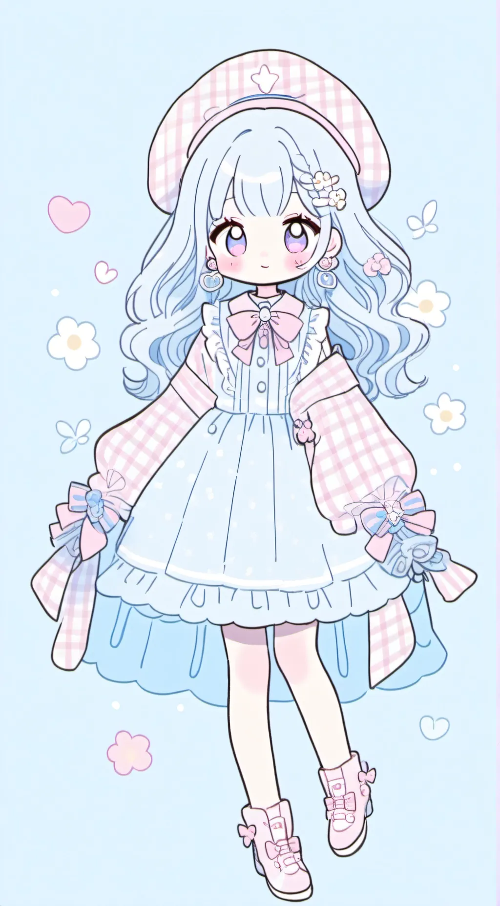 ai character: Сестрёнка background