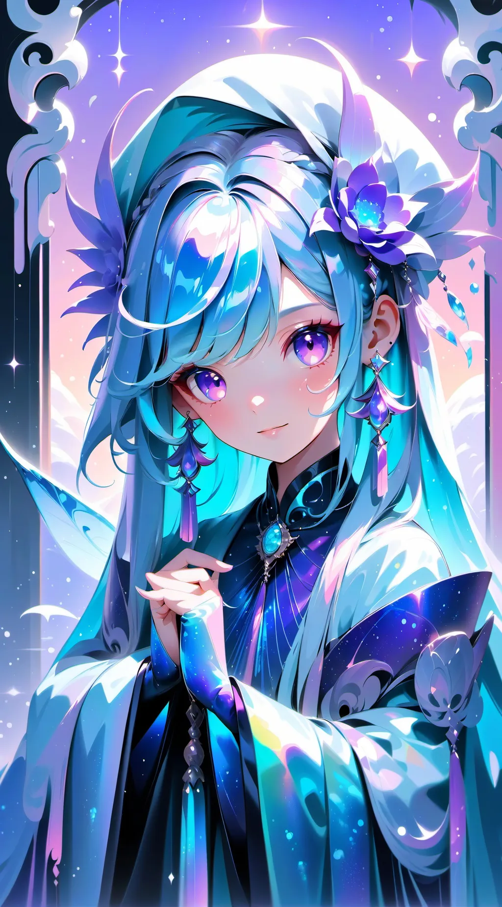 ai character: Lunaria background