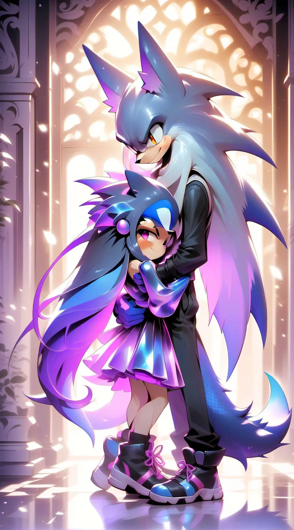 ai character: Shadonic :3 background