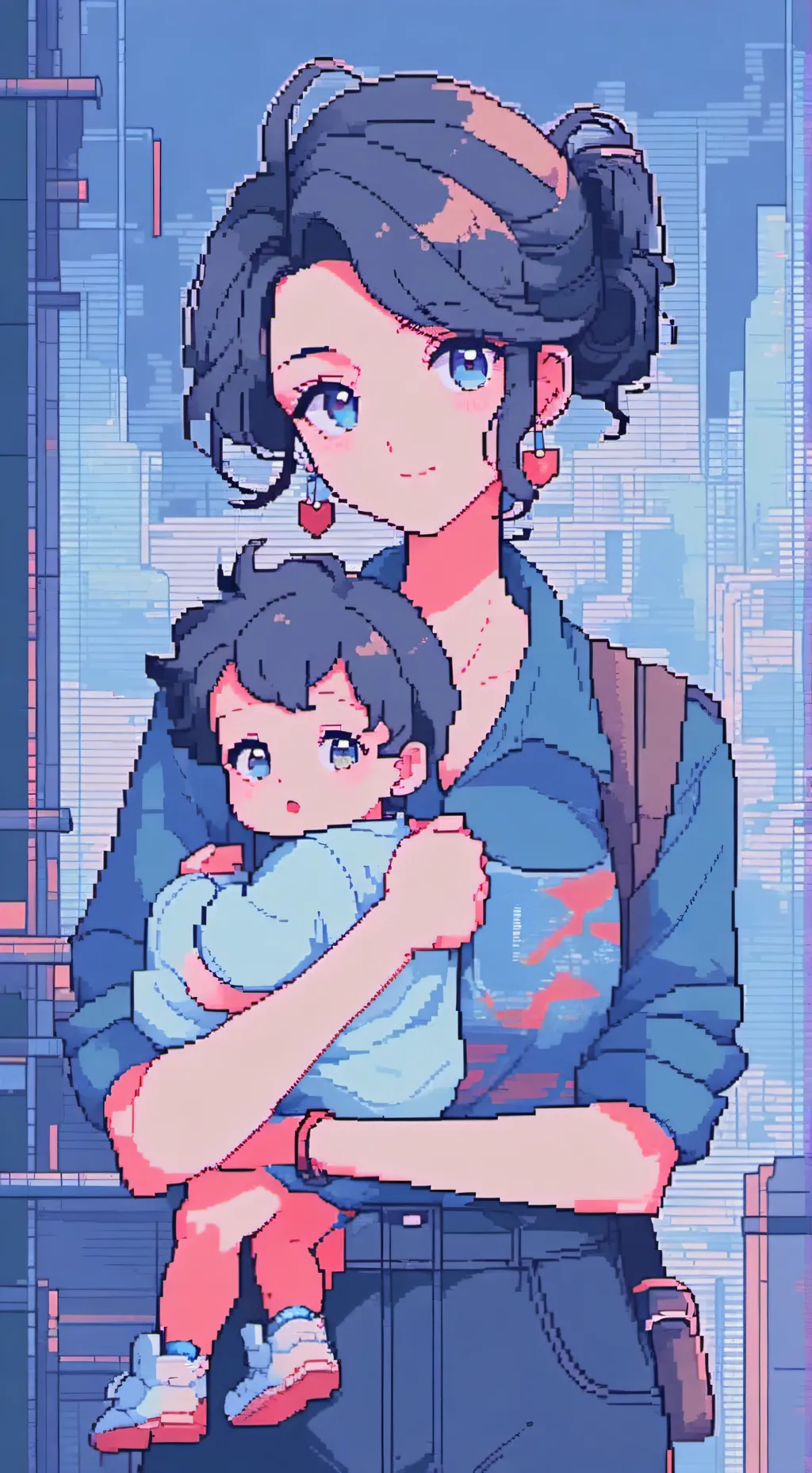 ai character: mom sim background