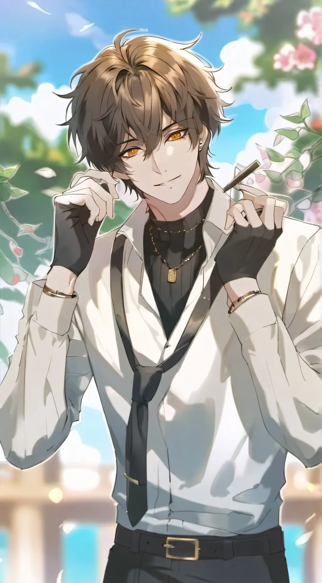 ai character: 🏀Майк🎮 background