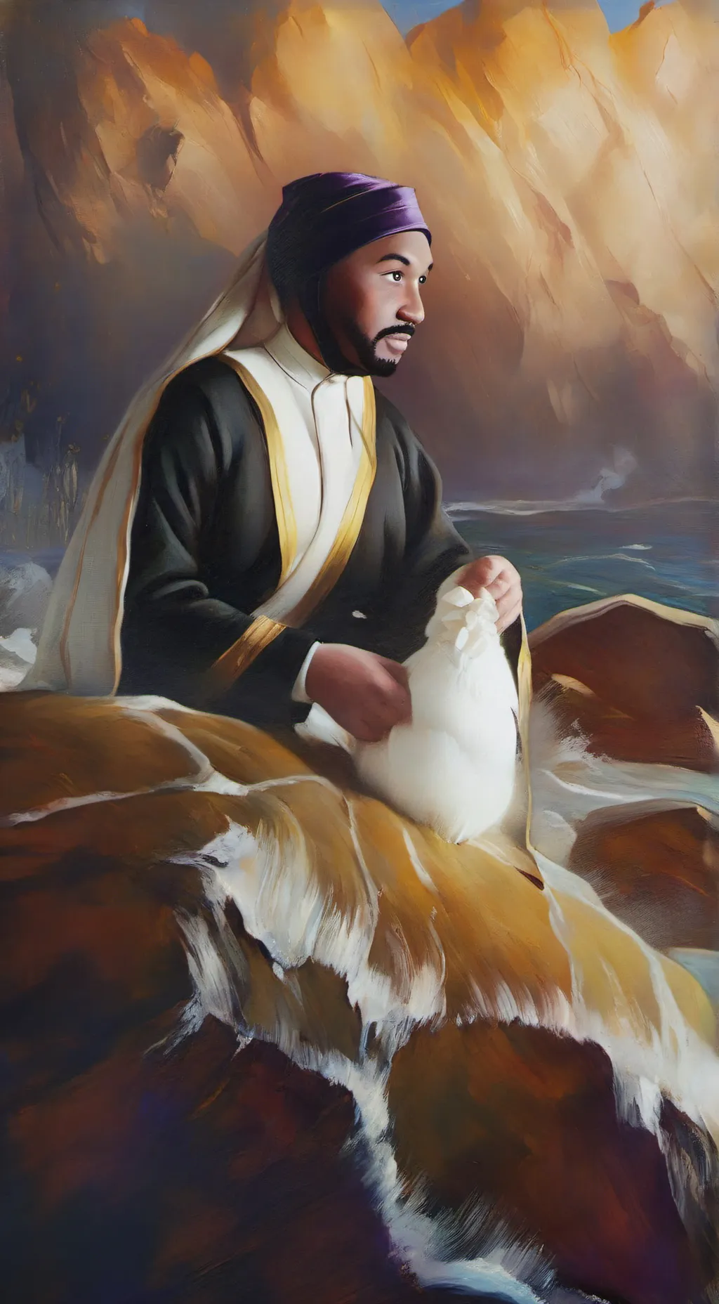 ai character: The trap house background