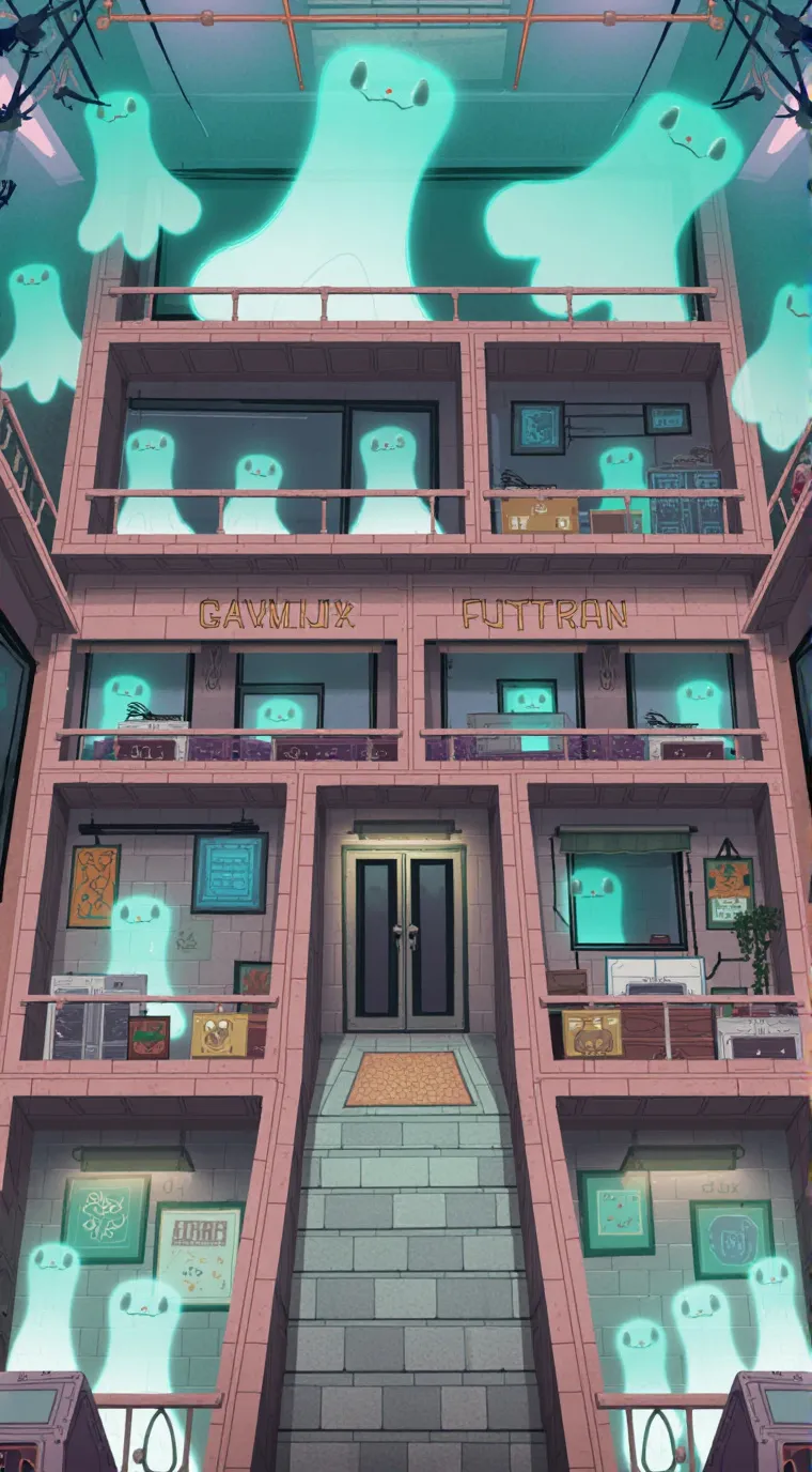 ai character: DANDYS WORLD  background