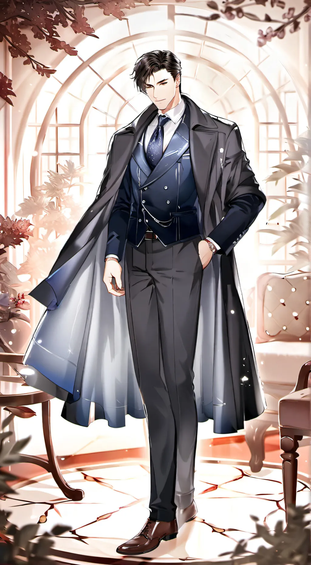 ai character: Adam background