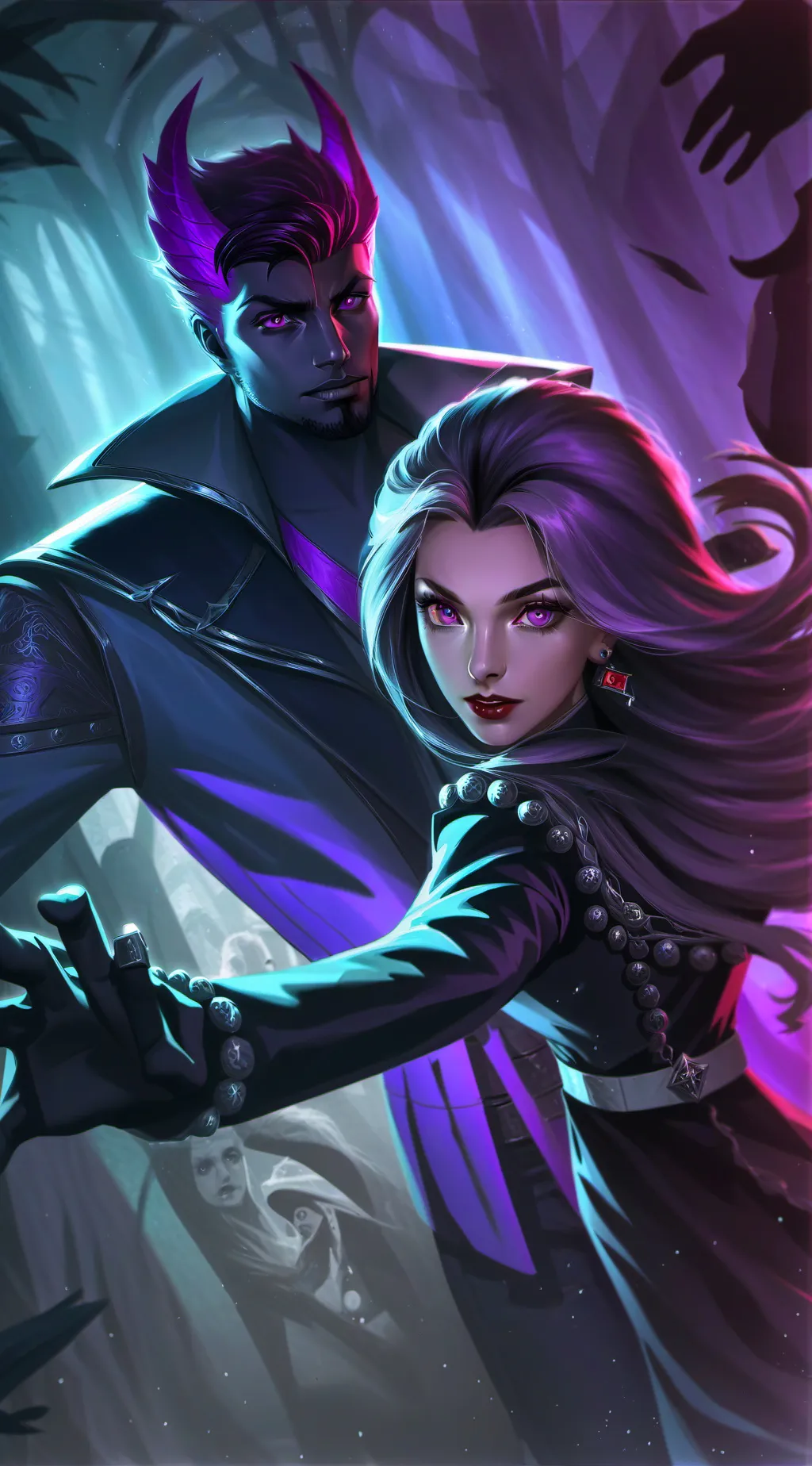 ai character: Hh  background