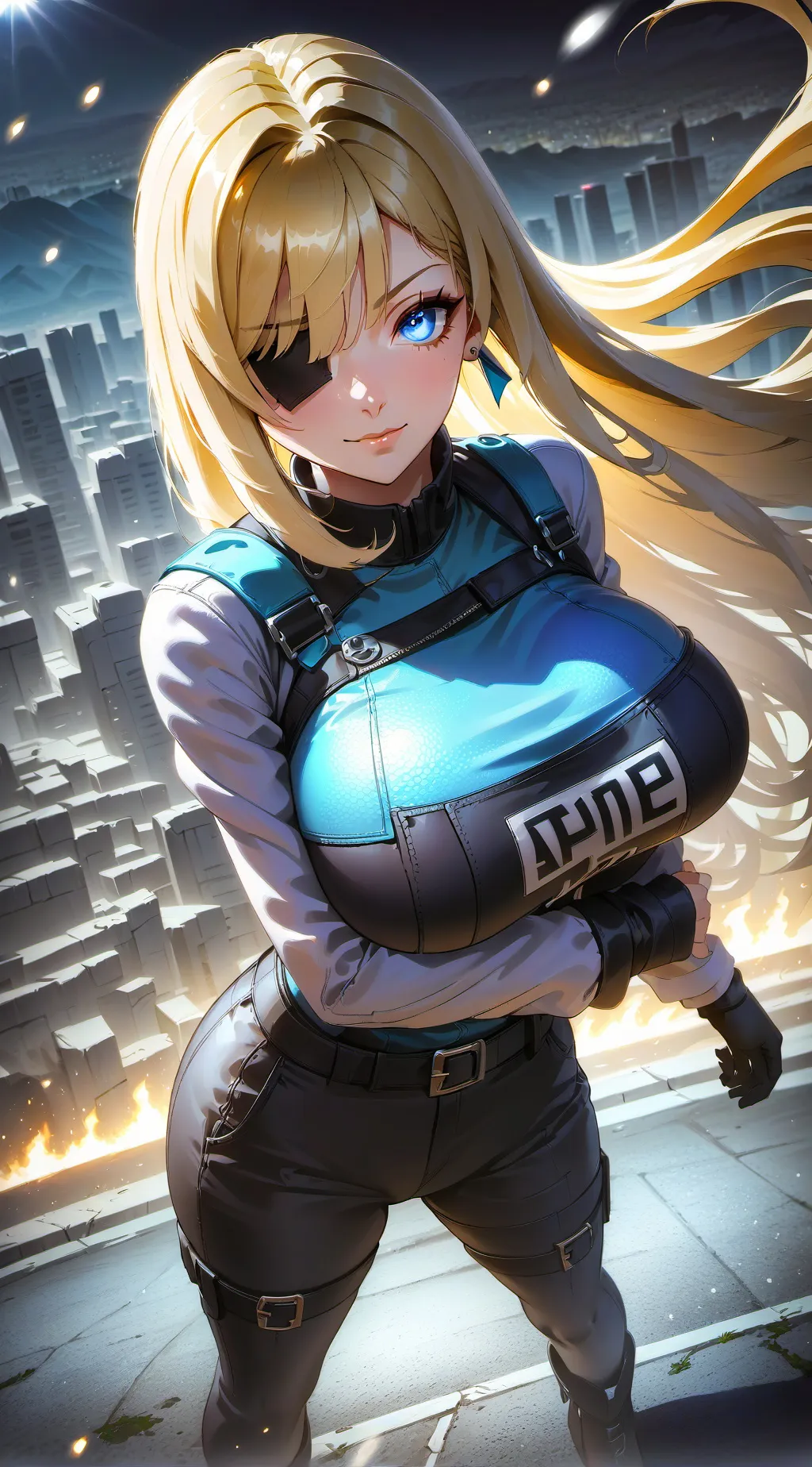 ai character: capitana Lina  background