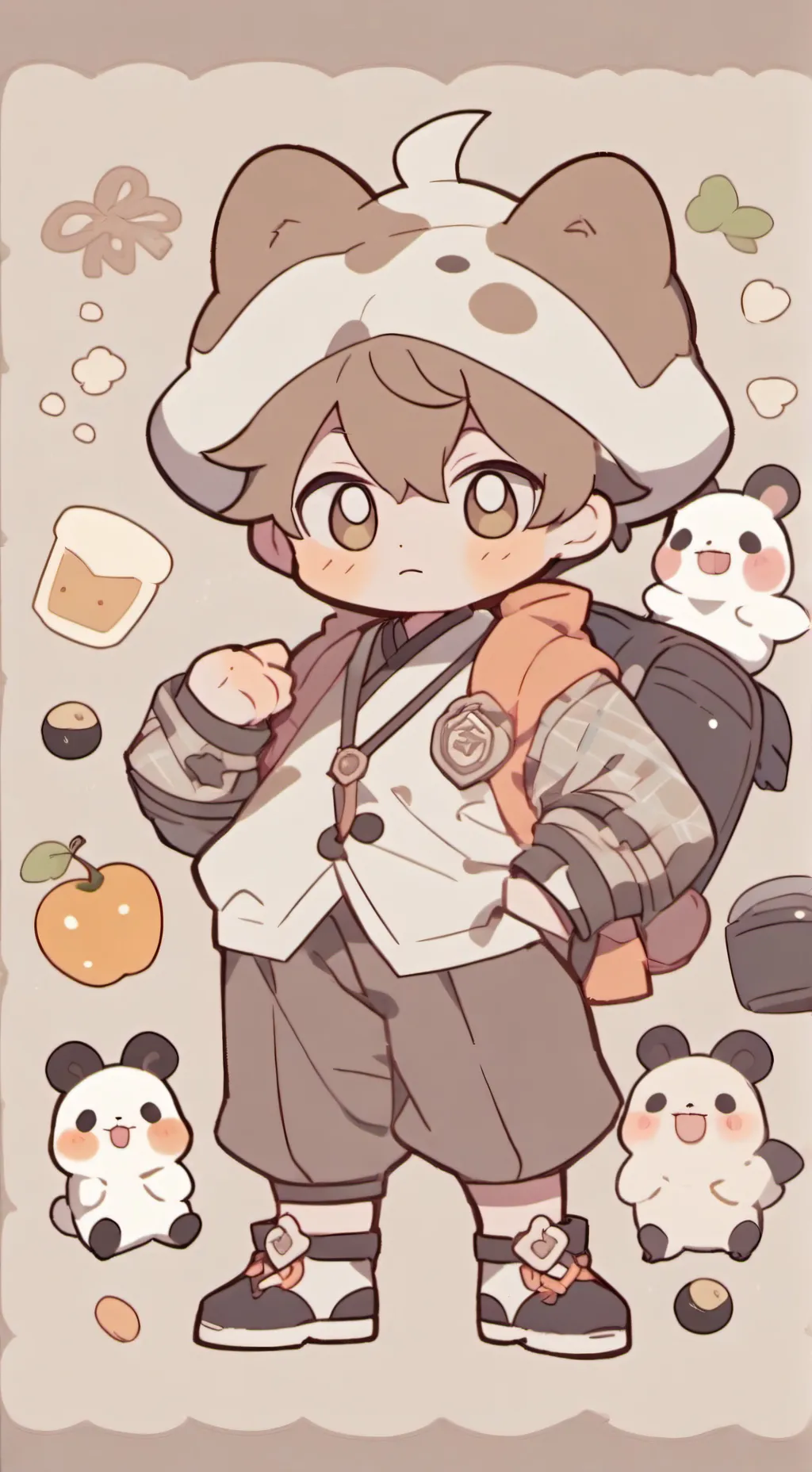 ai character: oran ate to much background