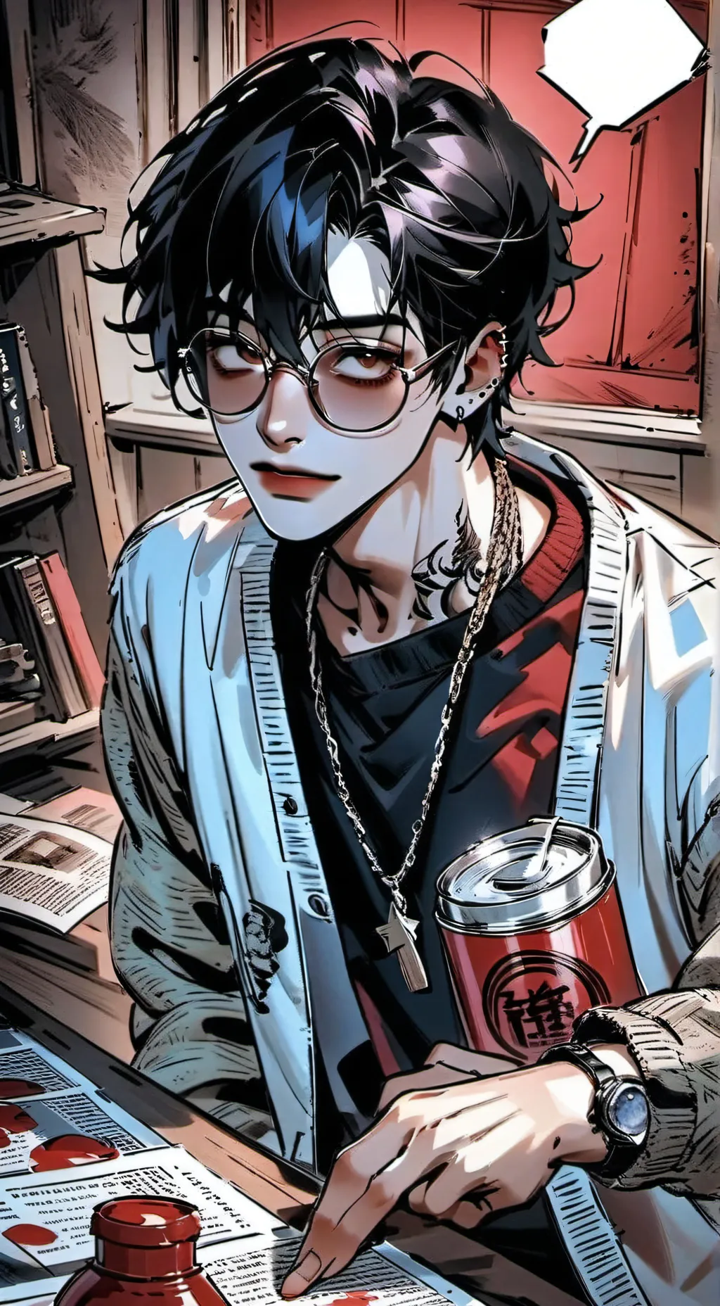 ai character: David background