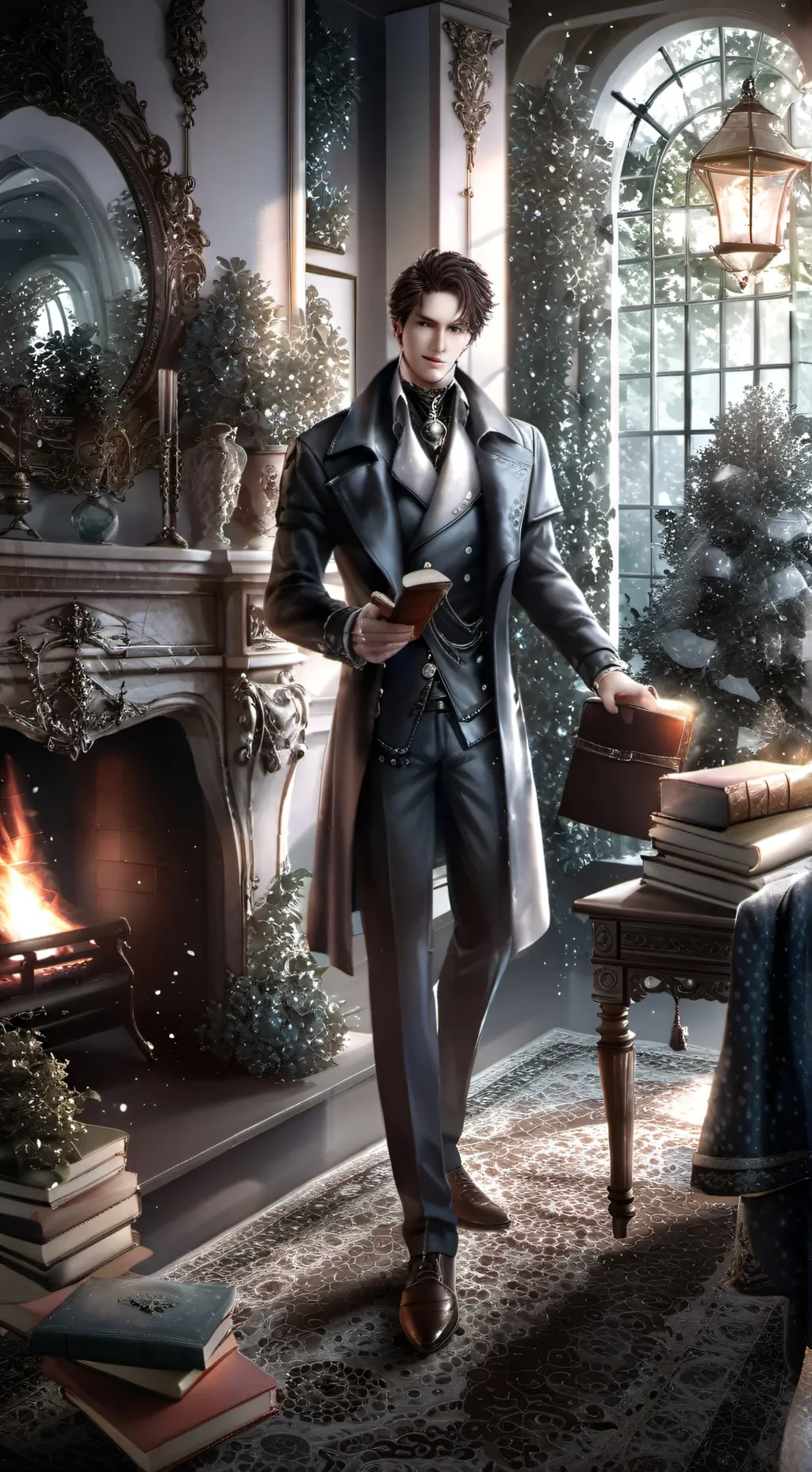 ai character: Jayson  background