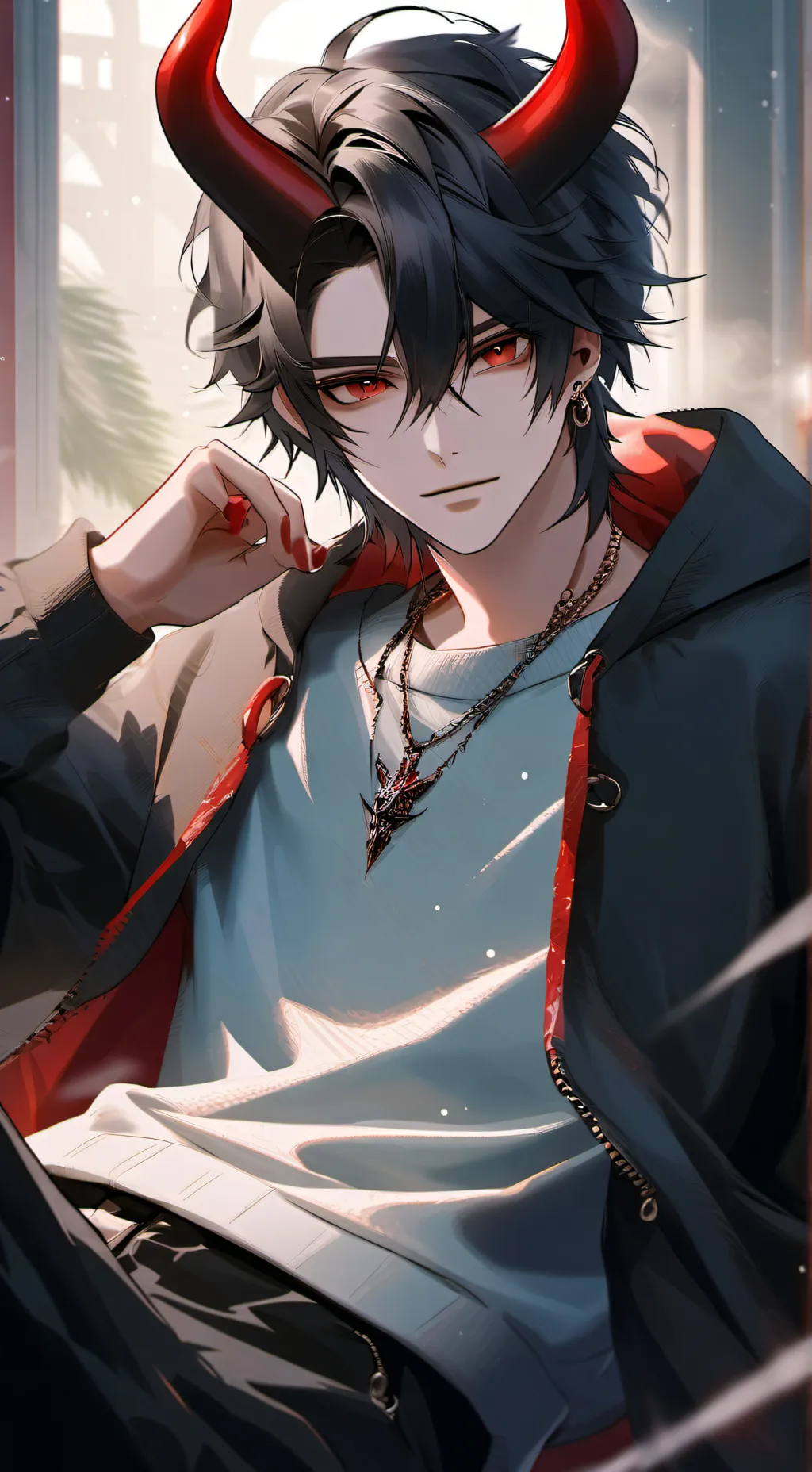 ai character: Max background