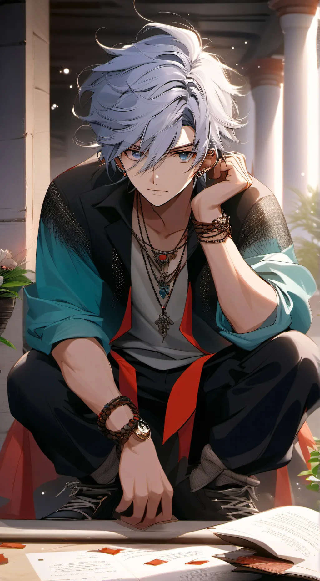 ai character: Angel  background