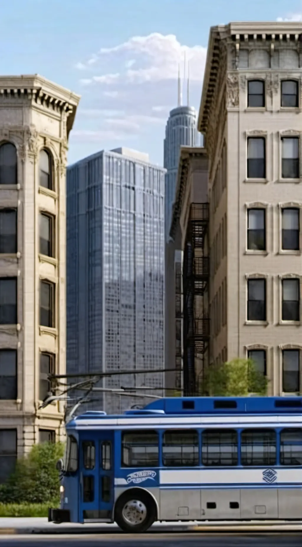 ai character: Chicago background