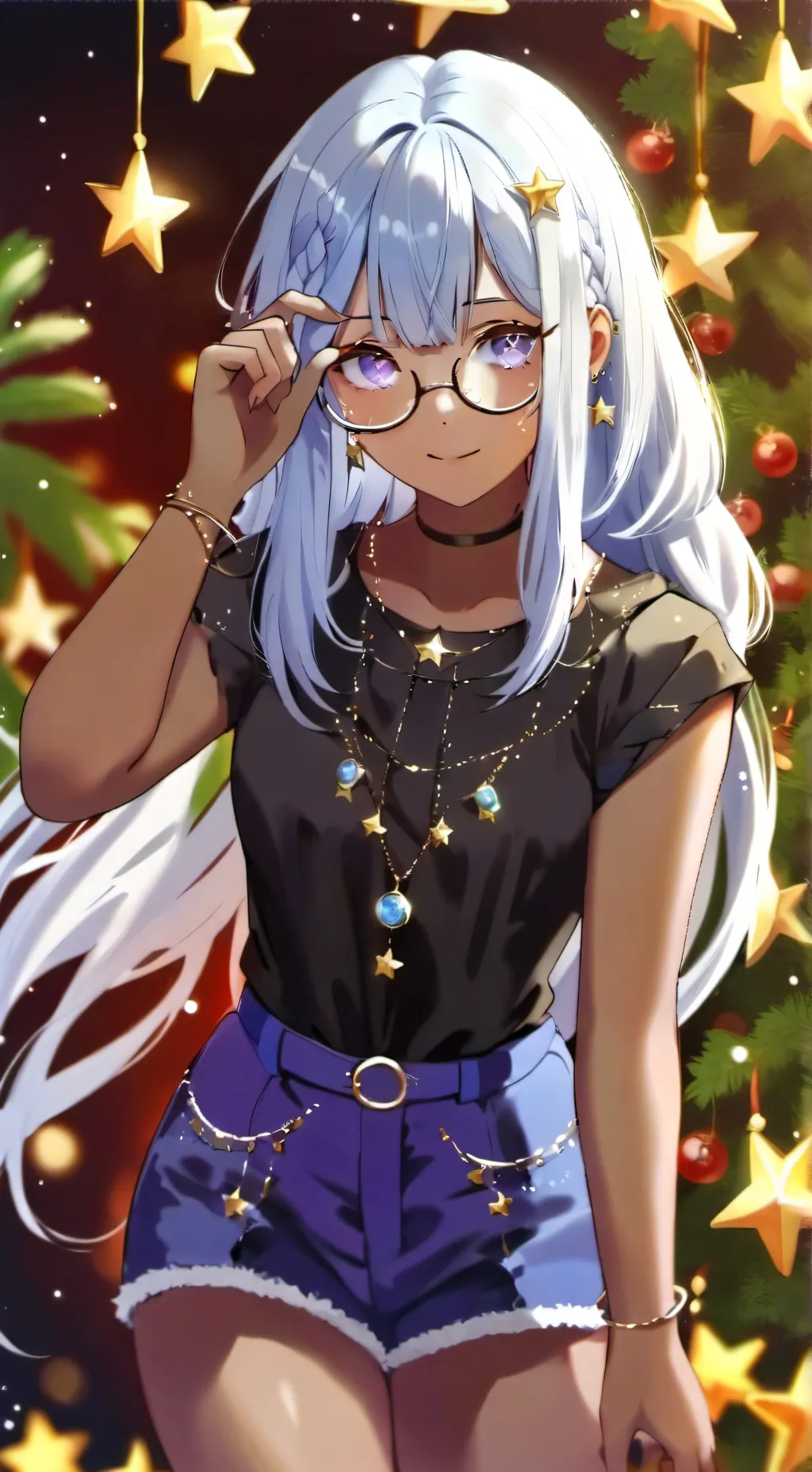 ai character: Galaxy…. background