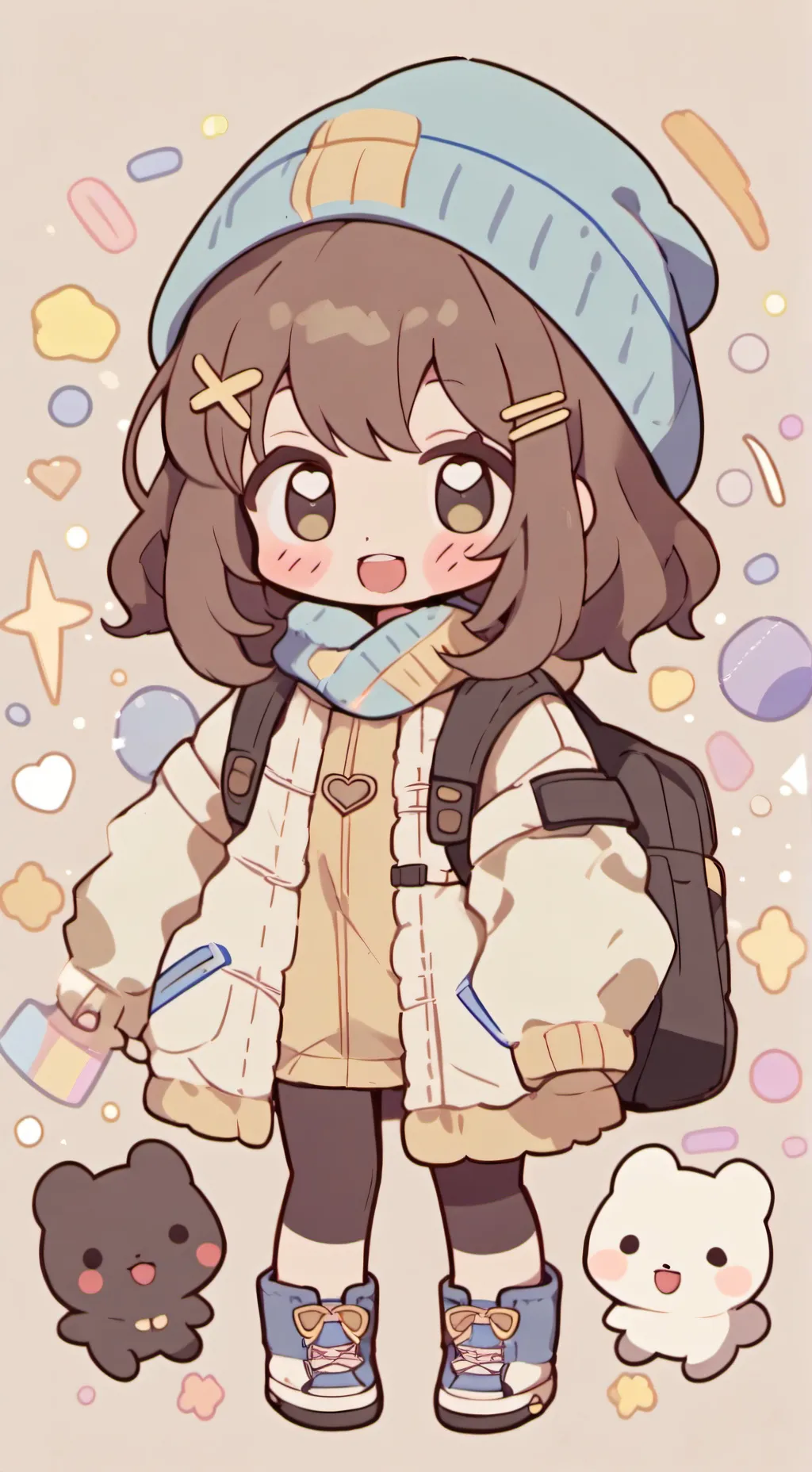 ai character: Bernadette  background