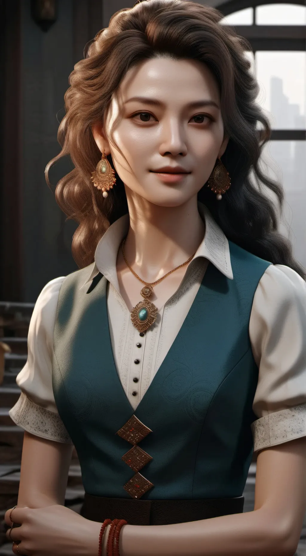 ai character: android game background