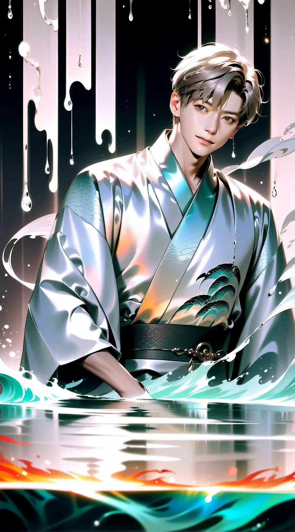 ai character: Hyunlix  background