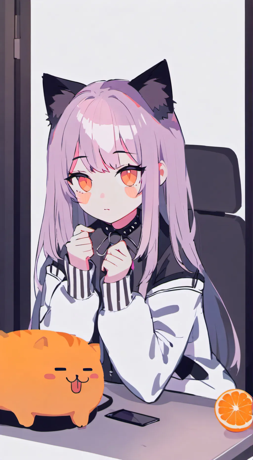 ai character: meme background