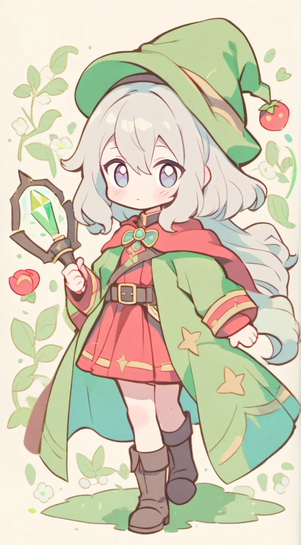 ai character: Femky G. E.  background