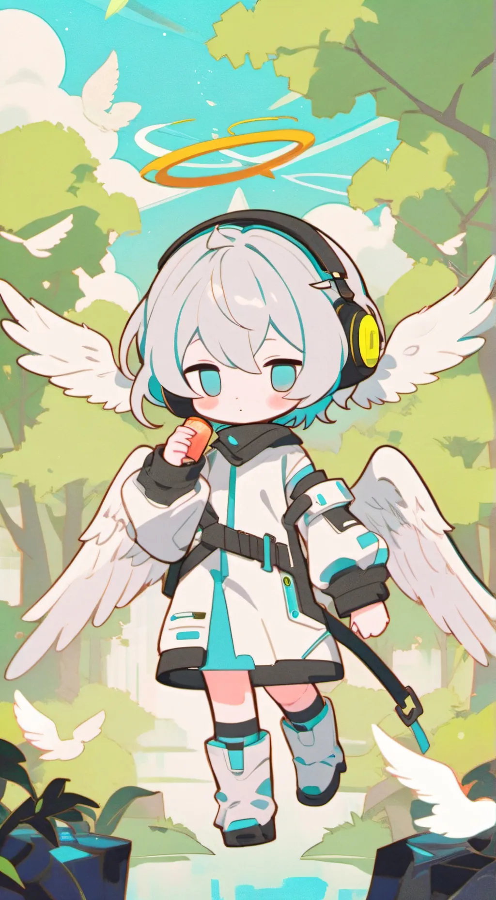 ai character: ◇T-ekaro♡ background