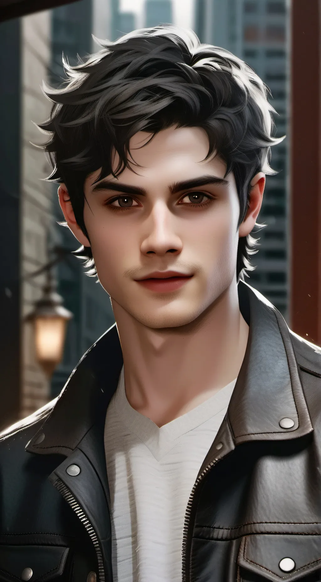 ai character: Dylan  background