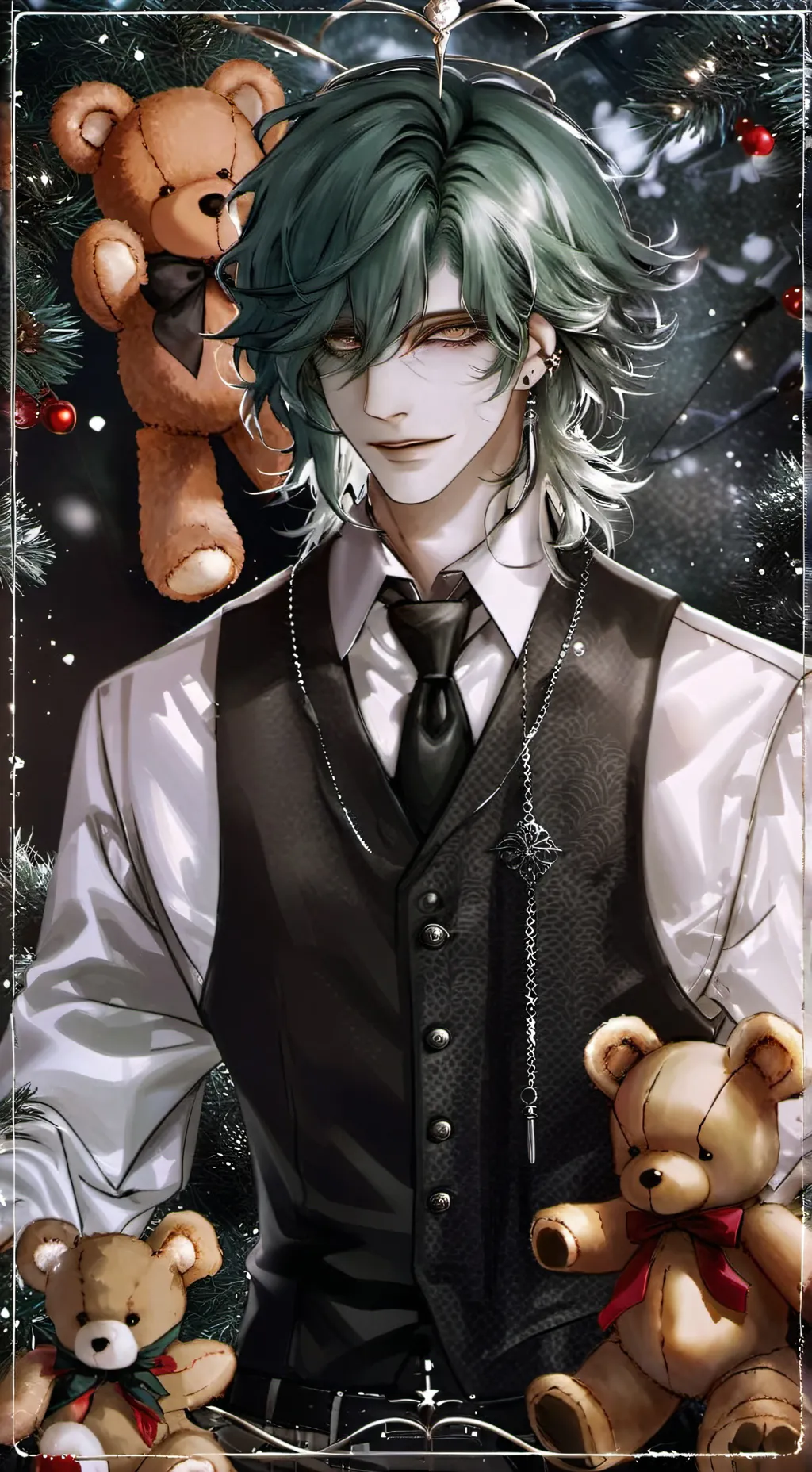 ai character: ꧁✩☾VINN☾✩꧂ background