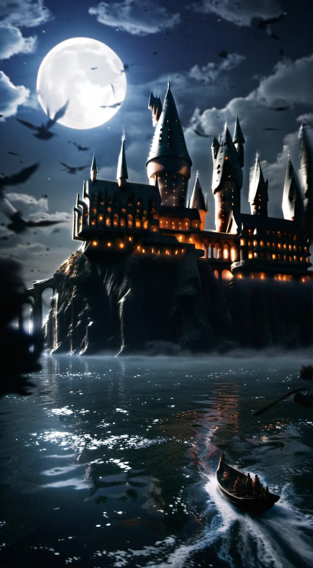 ai character: hogwarts  background