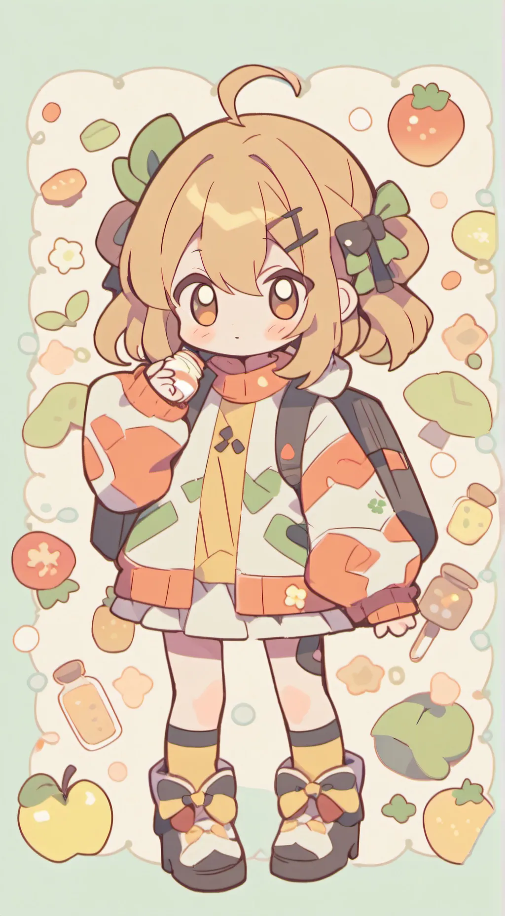 ai character: Rock paper scissor background