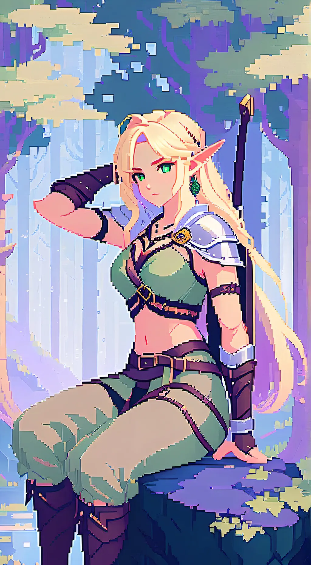 ai character: Lilly background