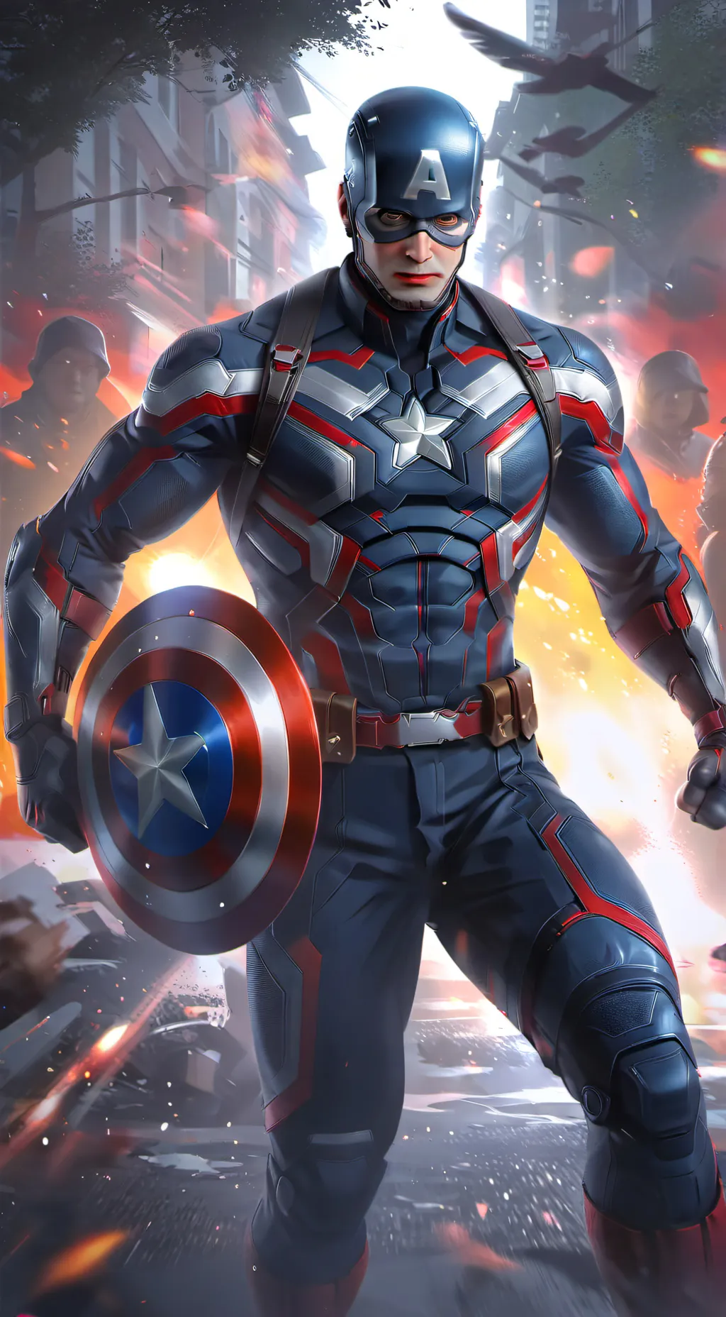 ai character: Avengers background