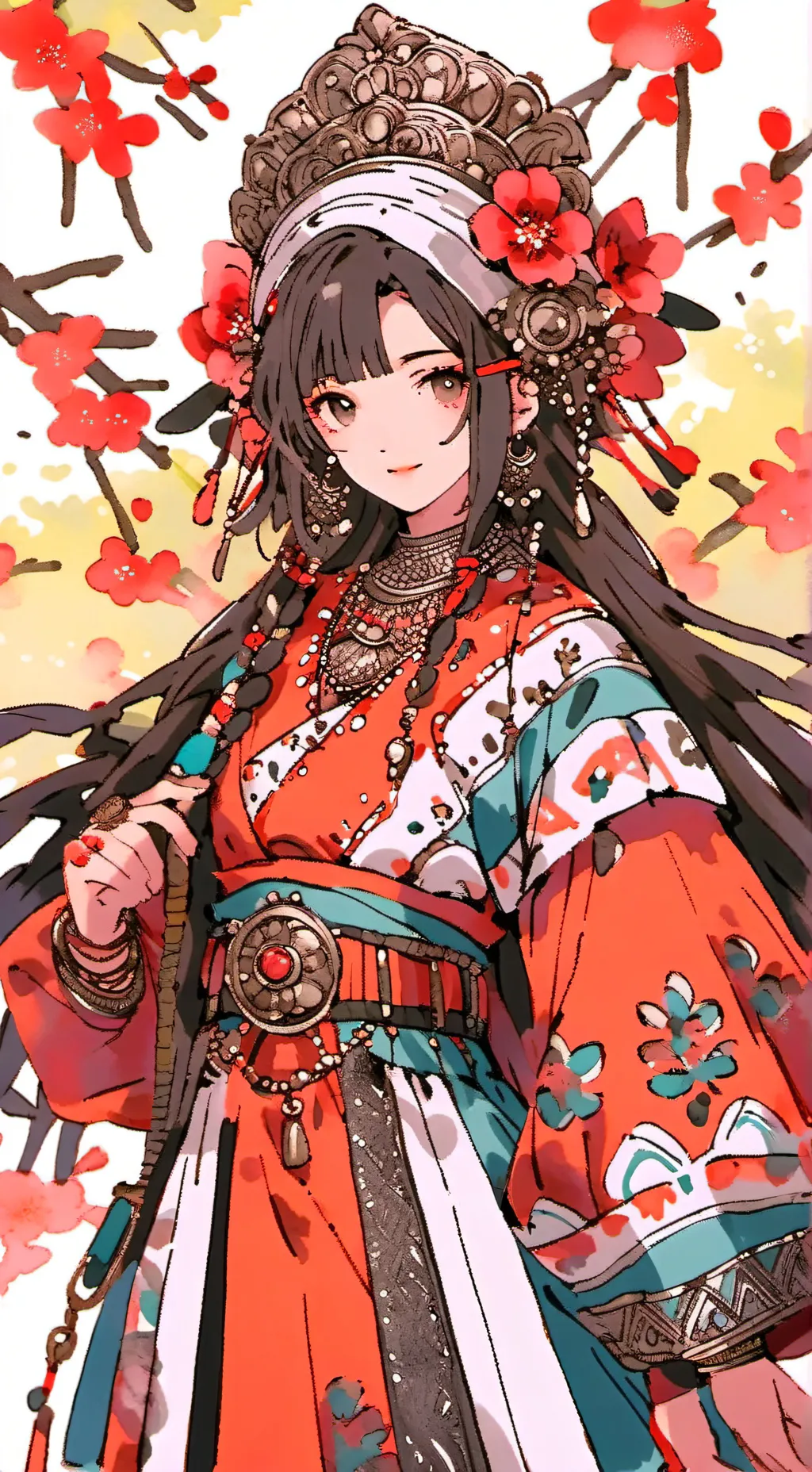 ai character: Luna background