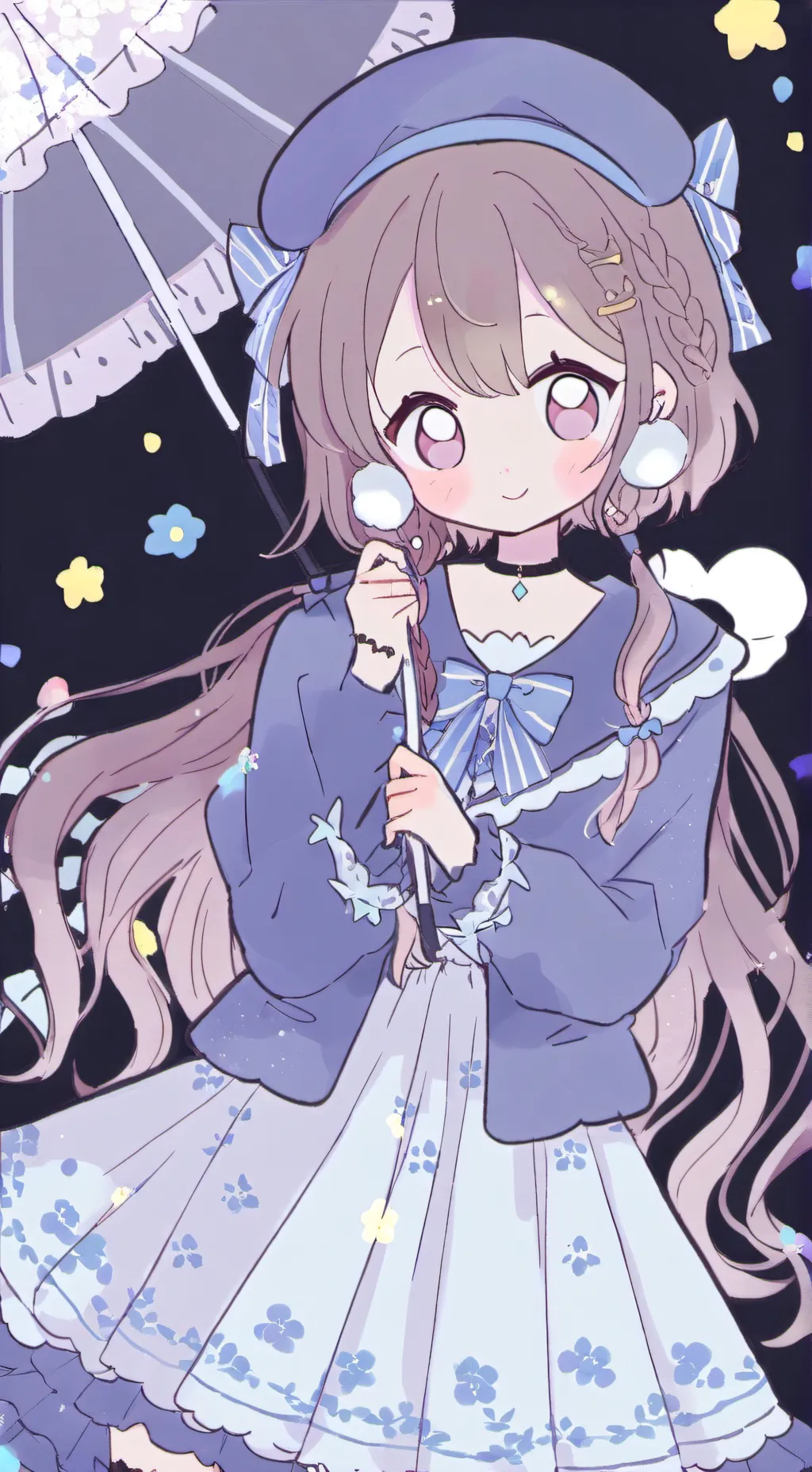 ai character: Luna background