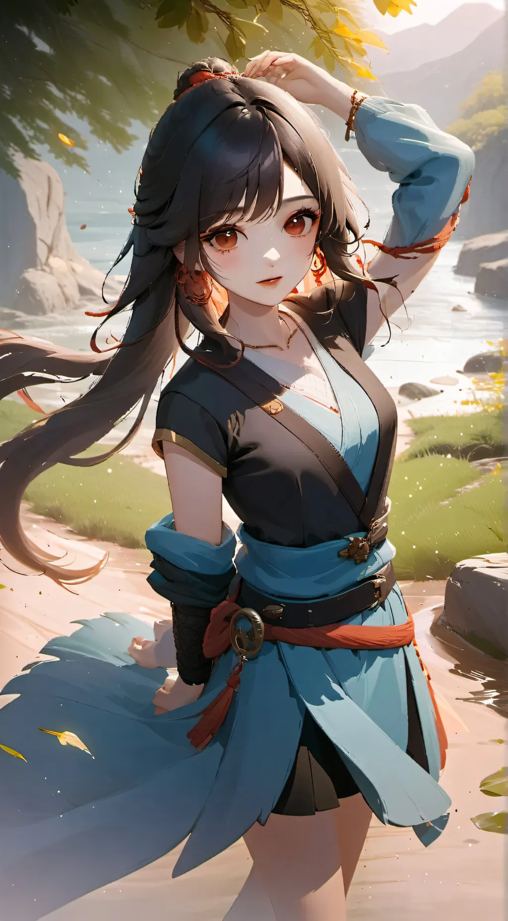 ai character: OSHI background