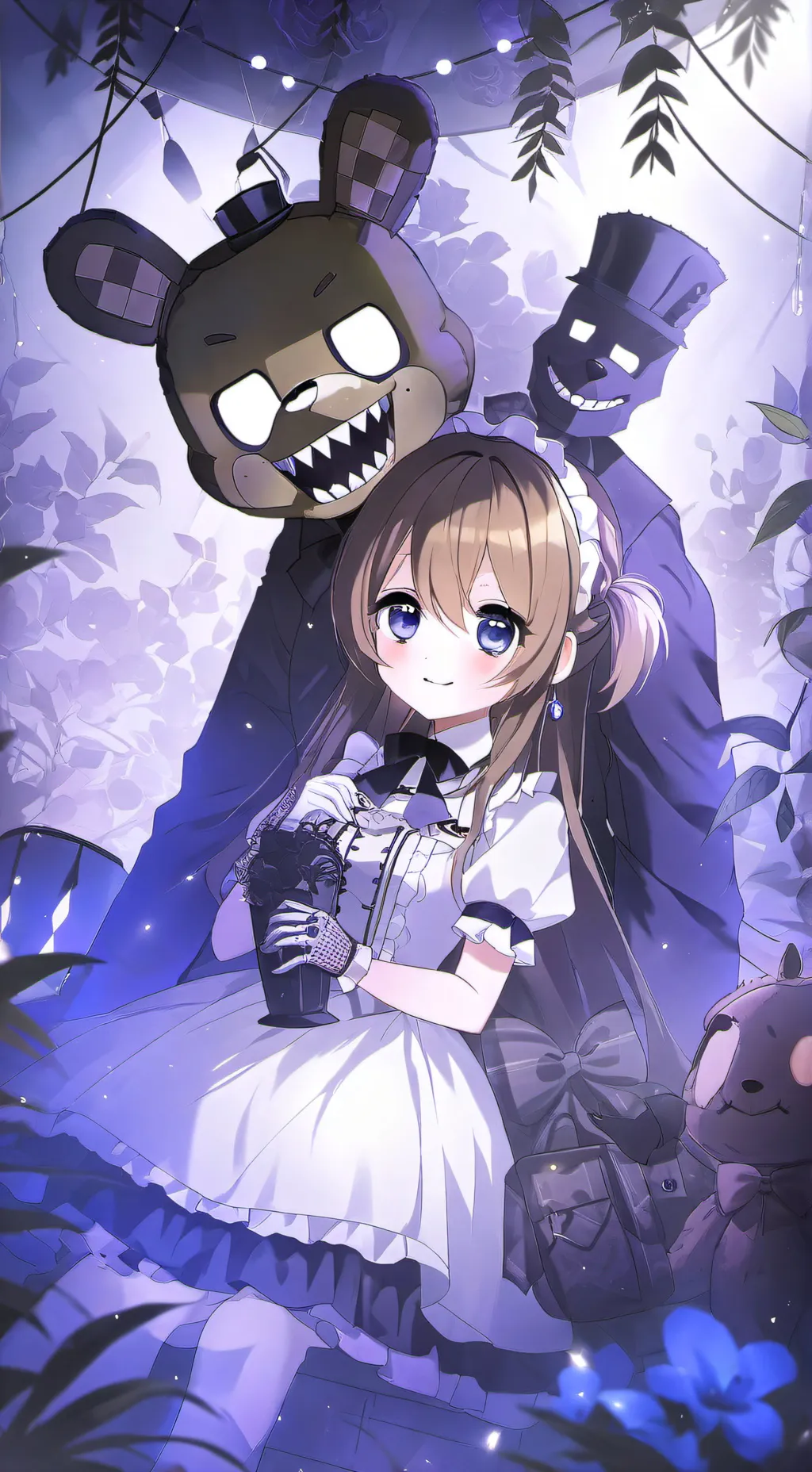 ai character: fnaf 3 background