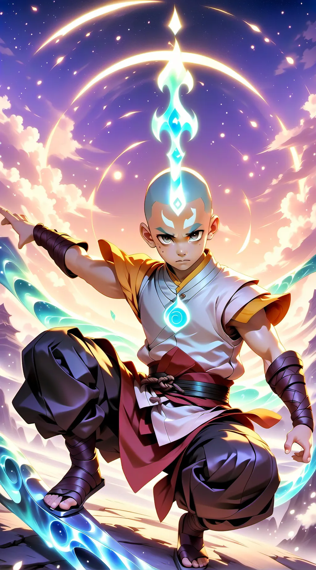 ai character: Aang background