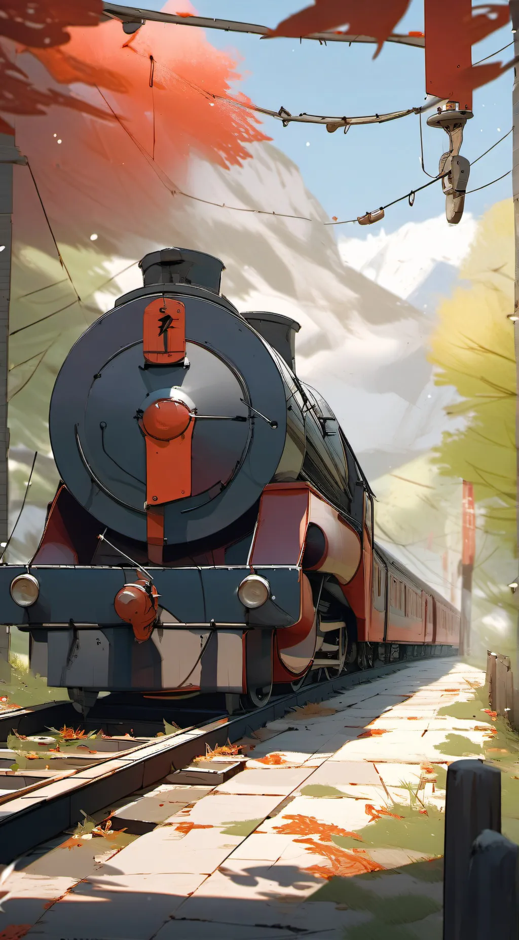 ai character: dandandan  background