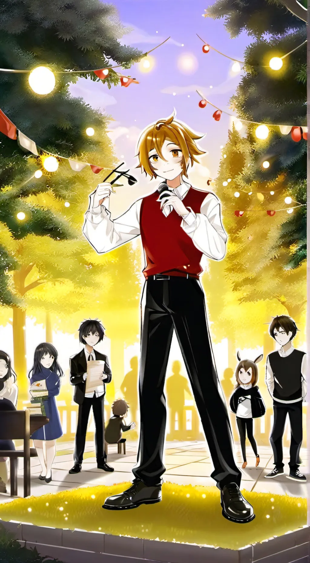 ai character: Sonic meme background