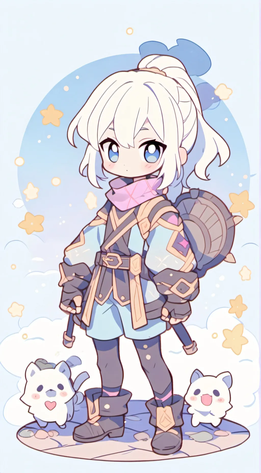 ai character: Descendants background