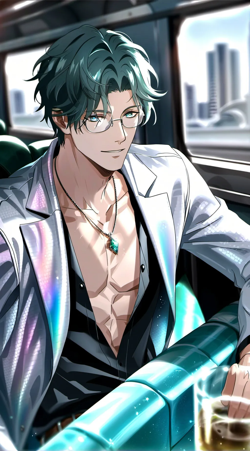 ai character: Mark background