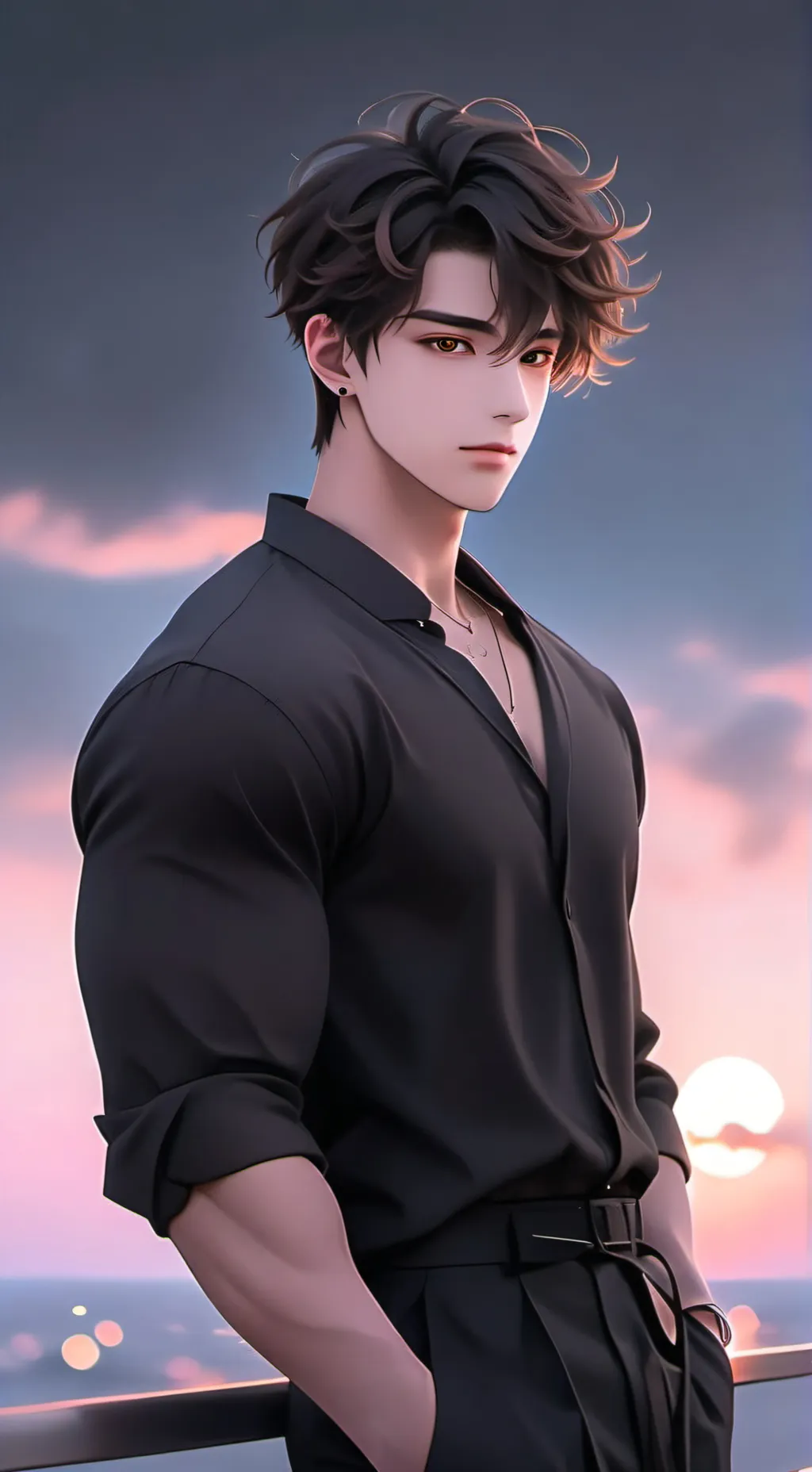 ai character: Alexander Spot background