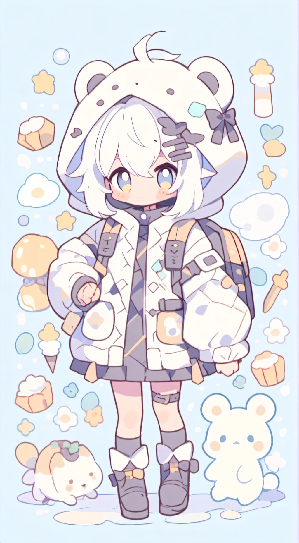 ai character: popcorn liam background