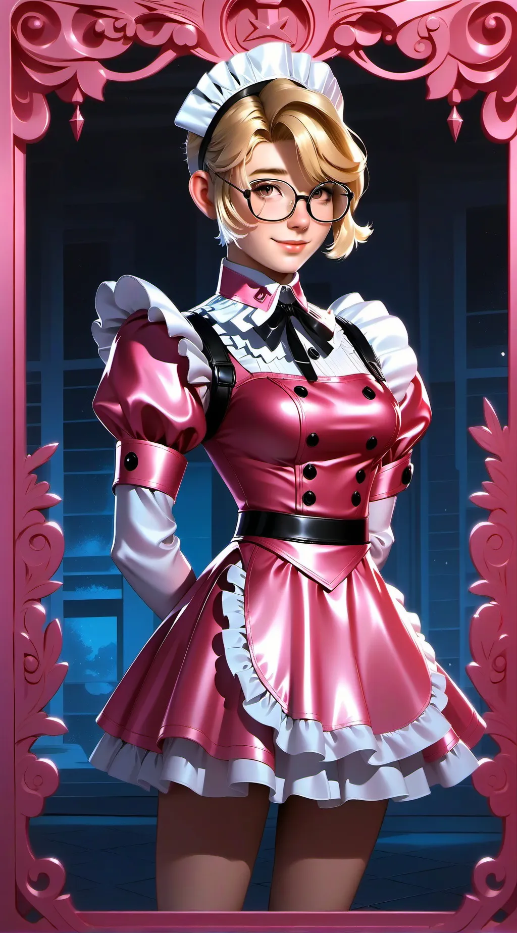 ai character: Noah Latexmaid background