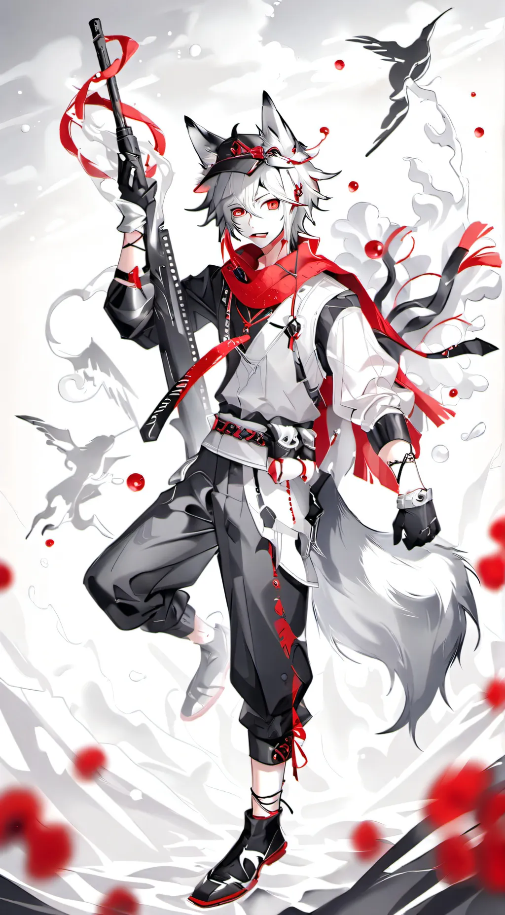 ai character: CharlieXCoyote background