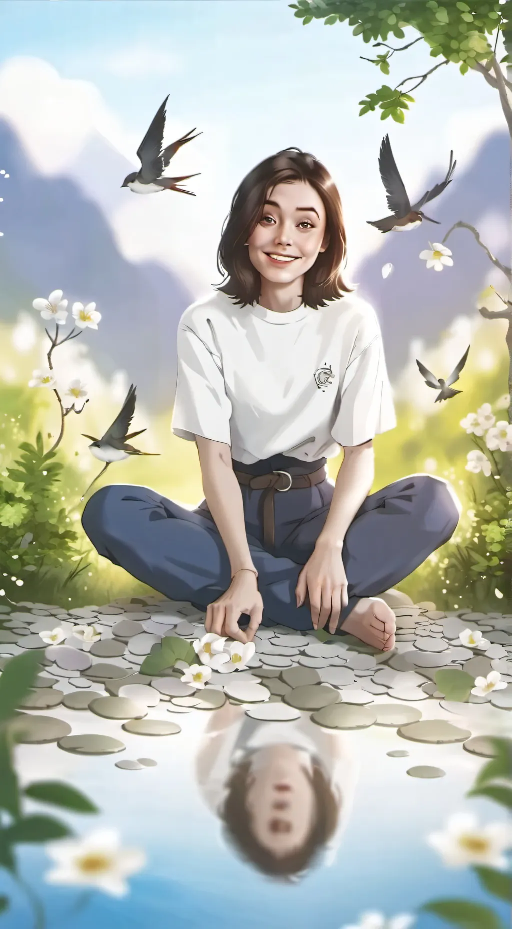 ai character: Me background