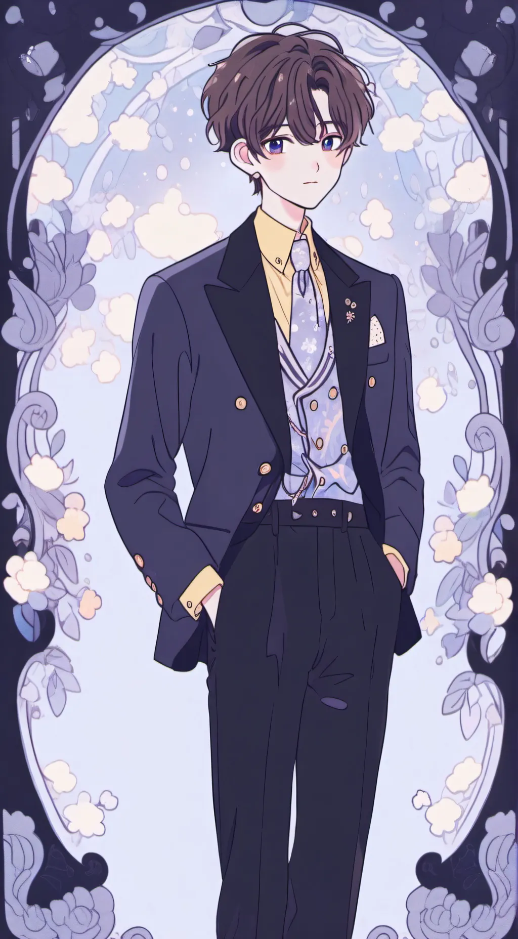 ai character: Michael Afton  background