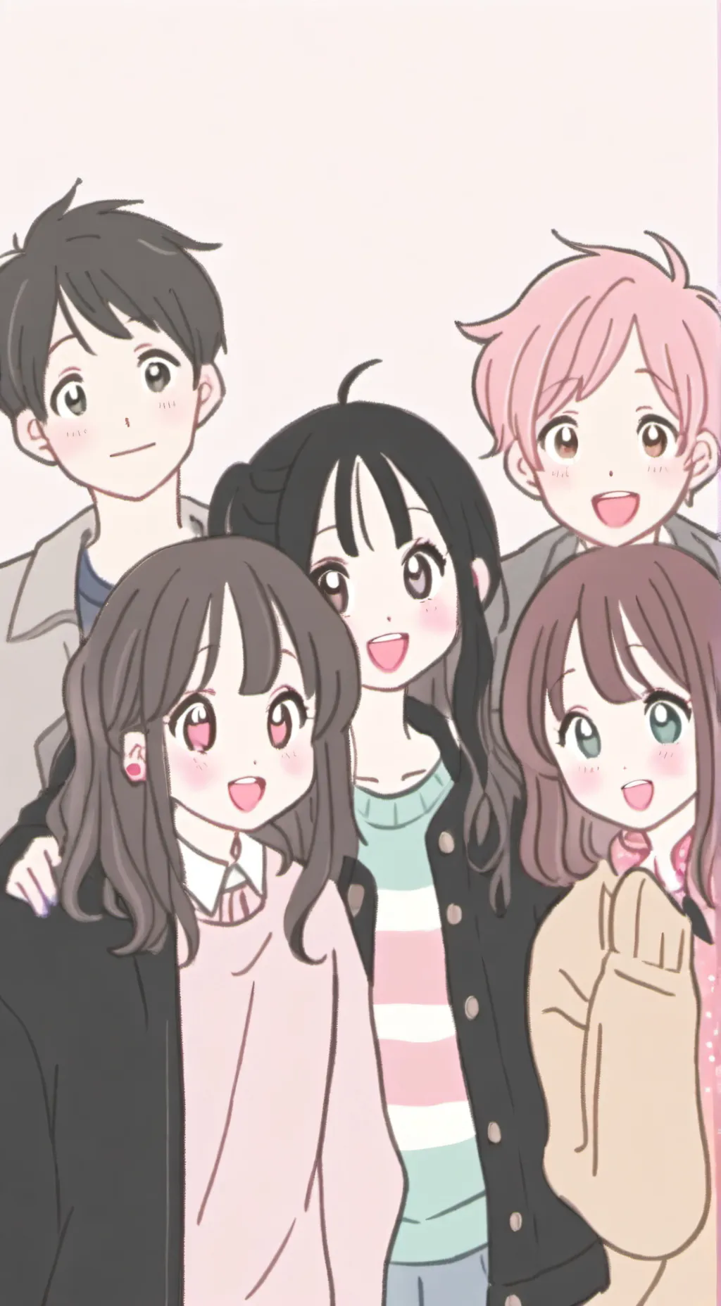 ai character: Friend Group! background