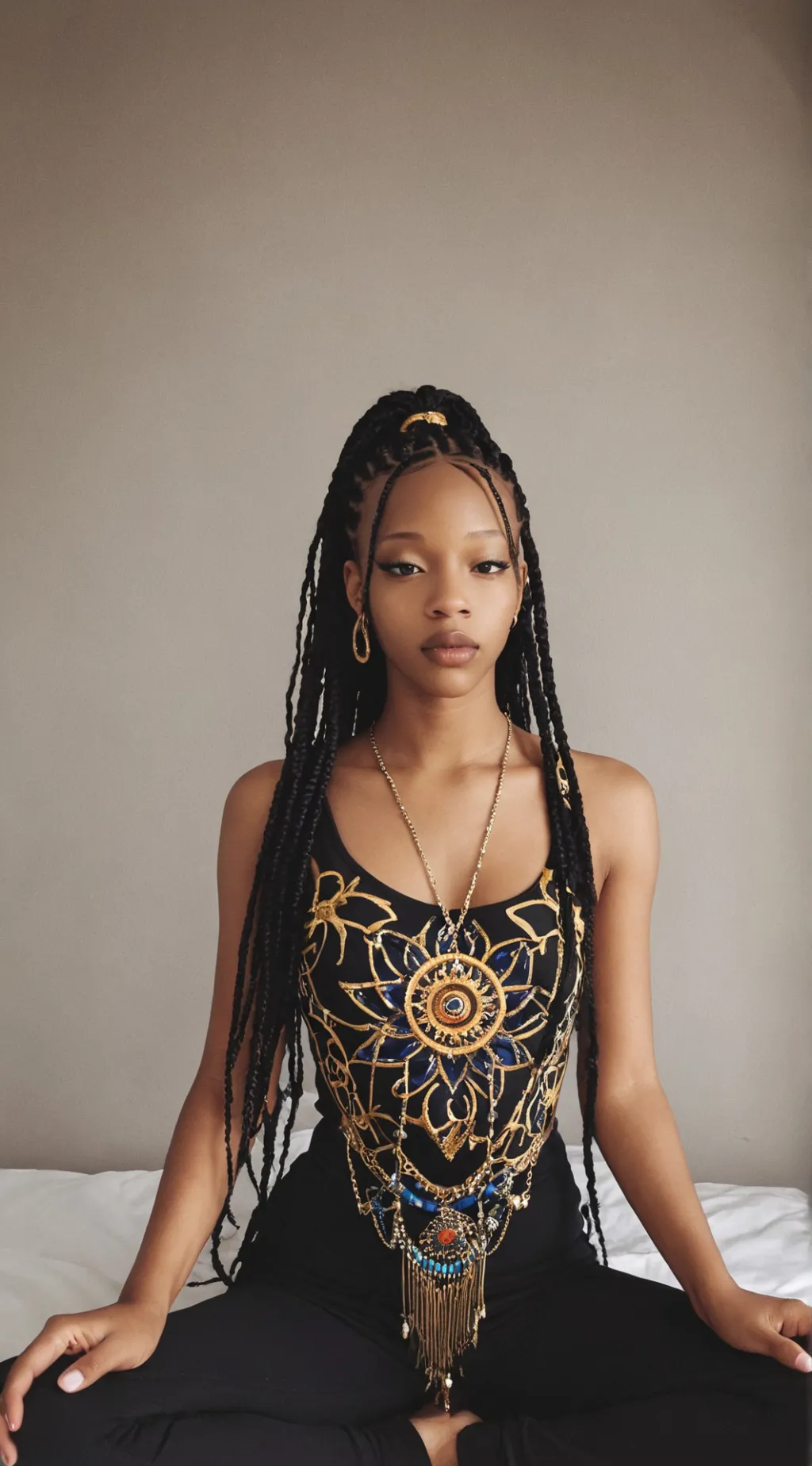 ai character: Mysticbeautystacey background