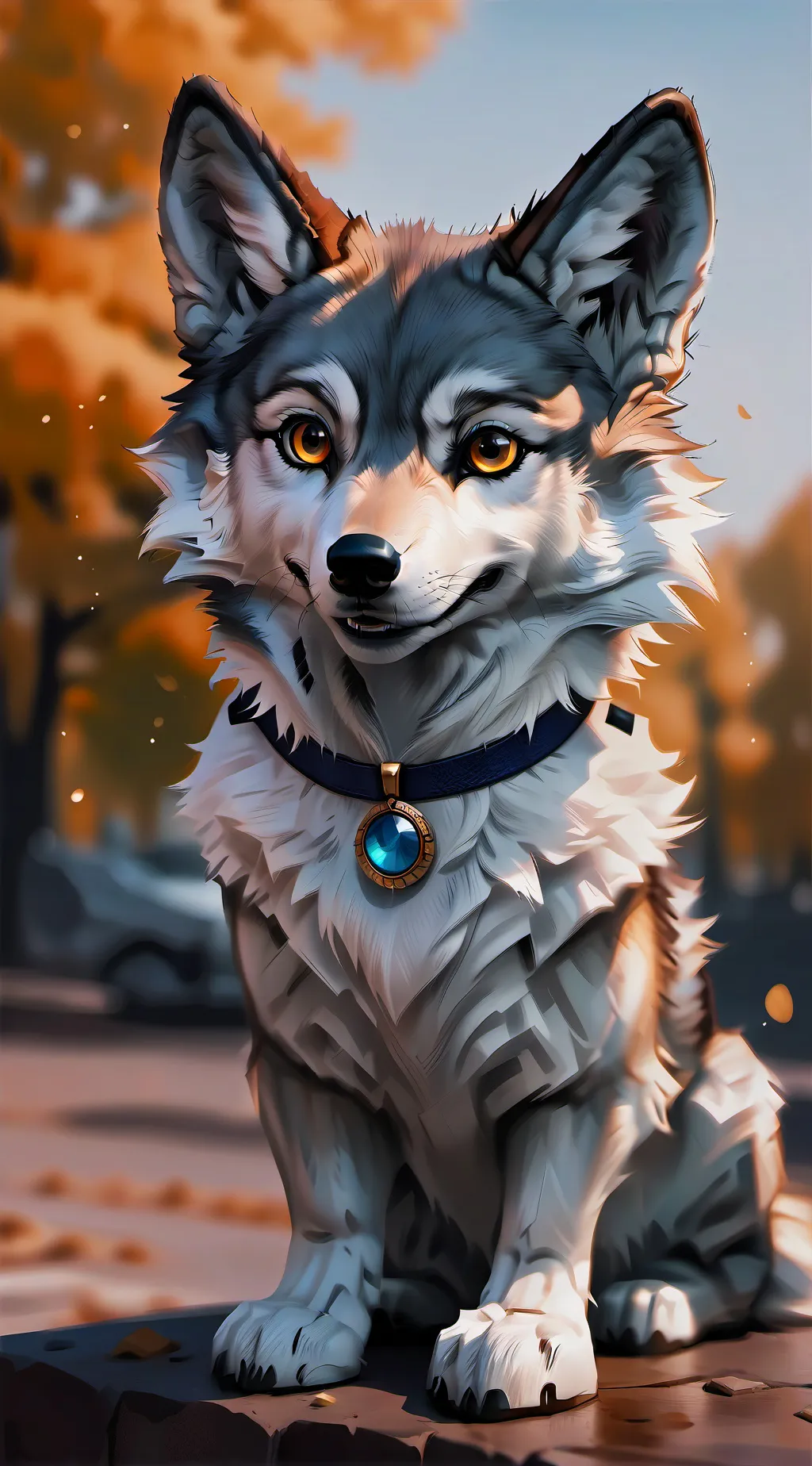 ai character: shade background